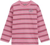 WE Fashion Meisjes oversized gestreept T-shirt
