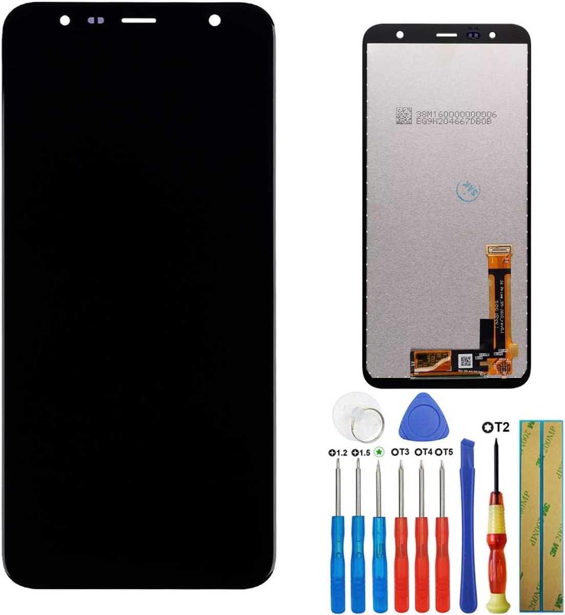 Compatibel met Samsung Galaxy J4 Plus J6 Plus 2018 J4+ J415 SM-J415F J415G J415M LCD touchscreen display montage met tools