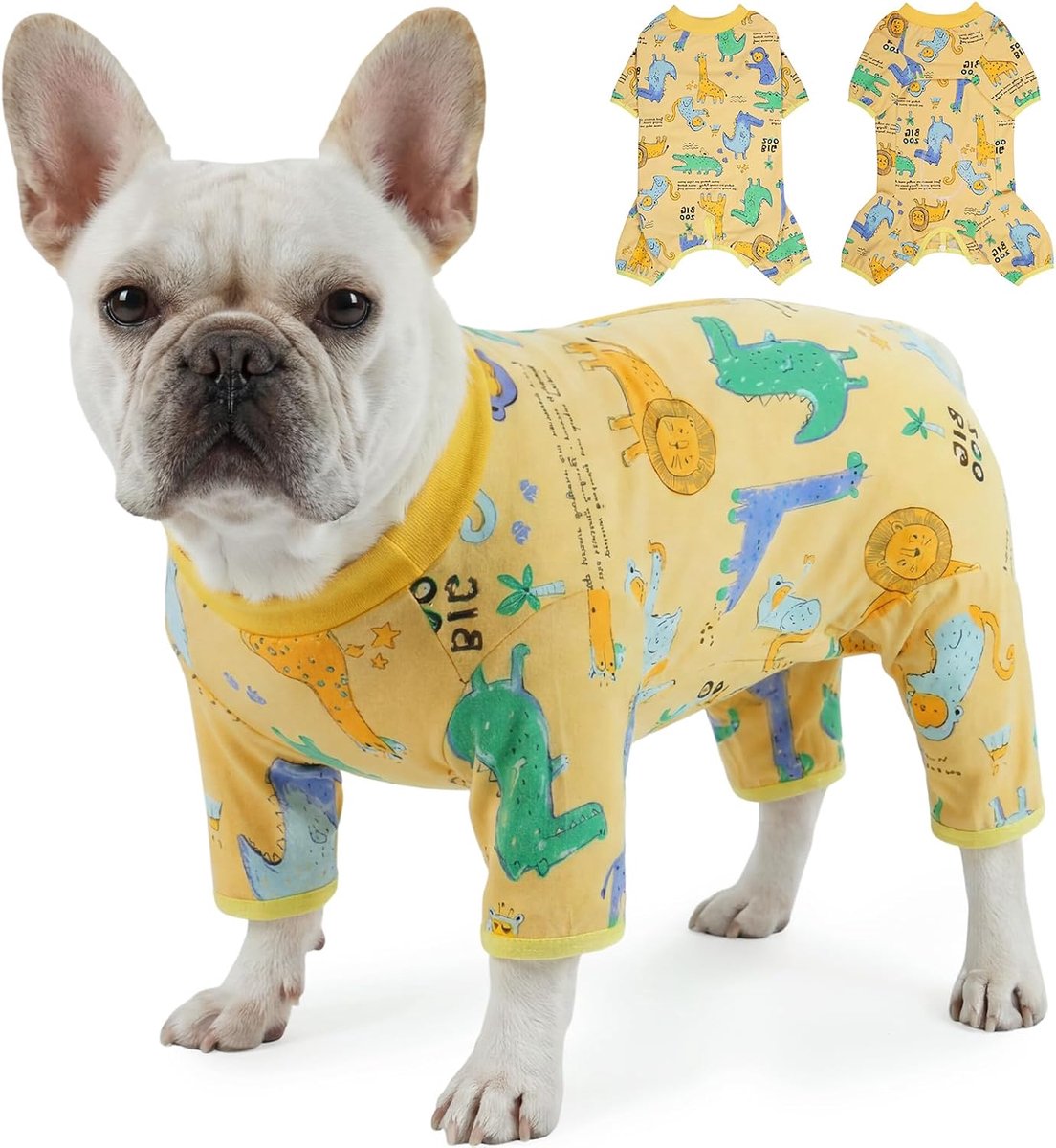 Herstelpak voor honden, na de operatie, anti-likken van katoen, postoperatieve kleding, alternatief voor kraag, honinggeel, XL