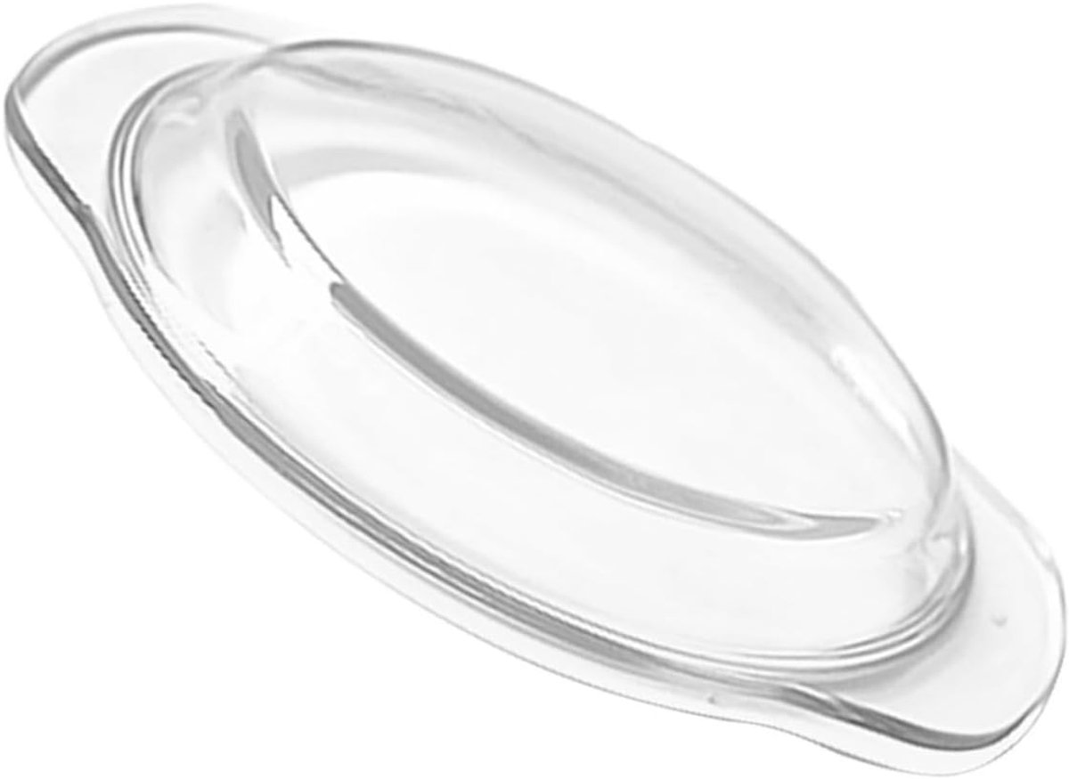 Spatbescherming, glazen deksel, hittebestendig, hygiënisch, voor magnetron en stoompan, ter bescherming tegen overkoken