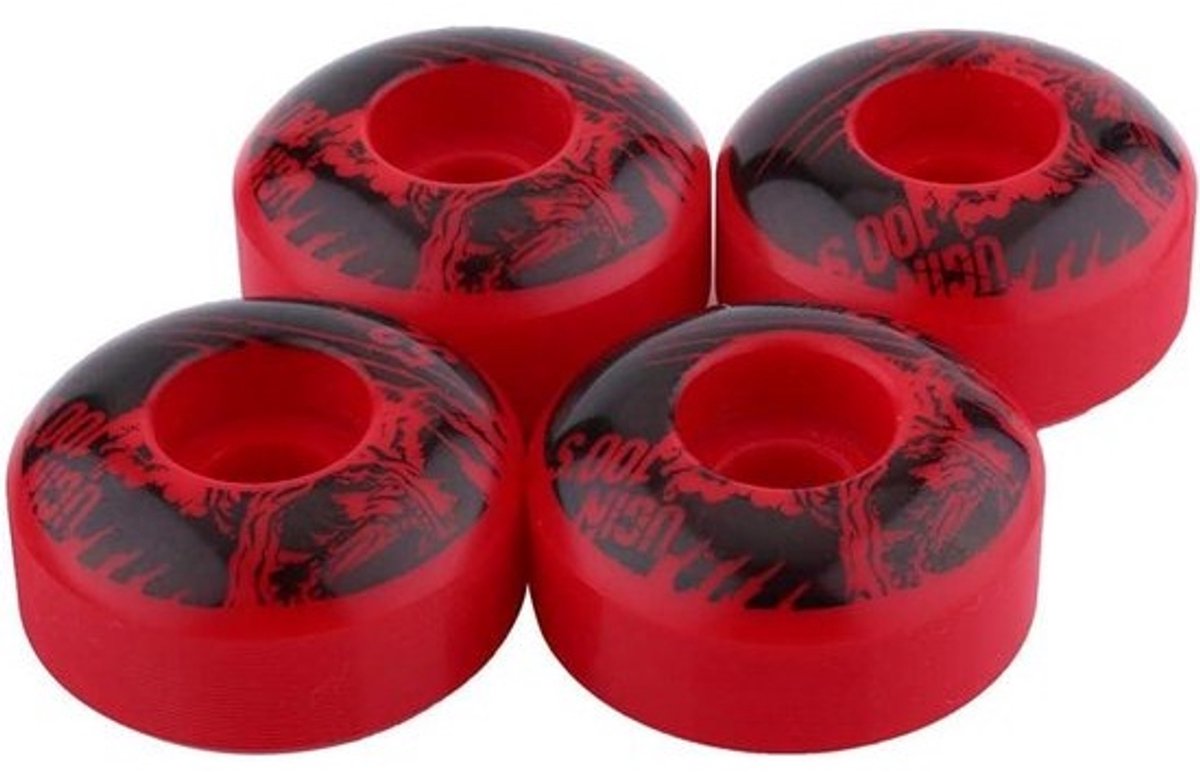 Skateboardwielen set van 4 stuks 52 x 30 mm Cruiser Longboard – Duurzame PU-wielen voor outdoor skaten