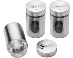 LUTAKU 3-Piece Kitchen Set with Secure Lids and Viewing Window - Suitable for Sugar, Tea, Coffee, Etc - ShopVlot