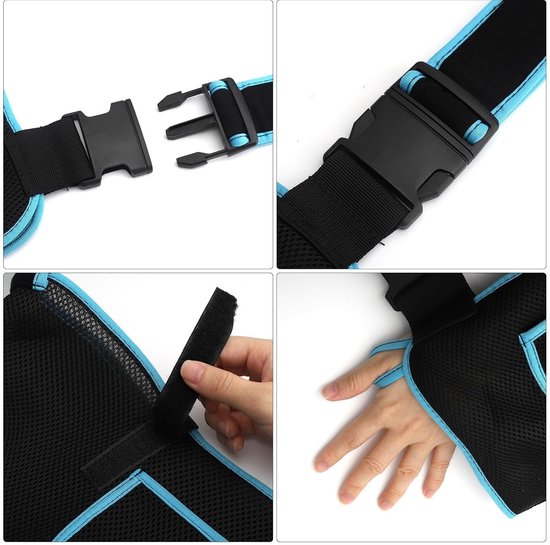 Verstelbare schouderband voor arm sling, ademend mesh ondersteuning voor gebroken armen, schouderblessures en elleboogletsels — afbeelding 2