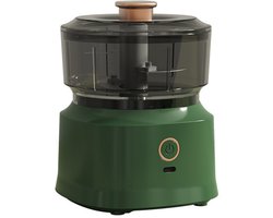 Kookmachine-voedselverwerkende machine-huishoudelijke knoflookmachine-baby voedingshulpmachine-mini draagbare-groen-10.2 * 13.5cm