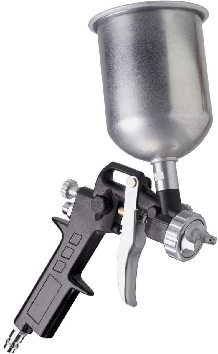 Elzusha - Verfspuitpistool - 400 cc met bovenbeker - 4.5 tot 6 bar