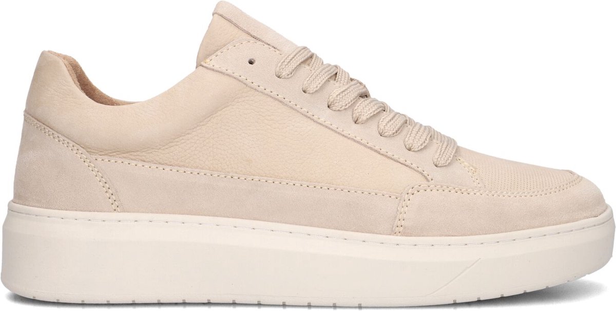 MACE Enzo-23 Sneakers Heren - Leren Sneaker - Beige - Maat 42