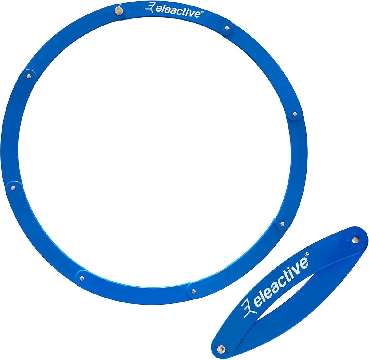 Boccia-cirkel - Blauw - 23 x 7 x 3 cm - Opvouwbare Cirkel voor Pétanque - Voor Spelers
