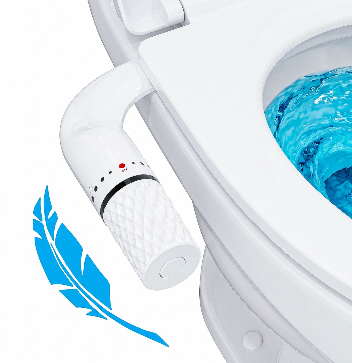 Nolad - Bidet - 2 Sproeistanden - bidet handdouche - Bidet Wc - Bidet Toilet - Bidet Sproeier