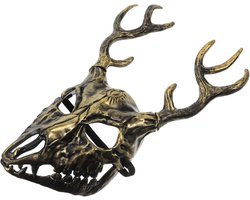 Realistisch Hoornmasker voor Halloween Cosplay met Hert Antlers - Perfecte Kostuumaccessoires en Decoratie voor Feesten