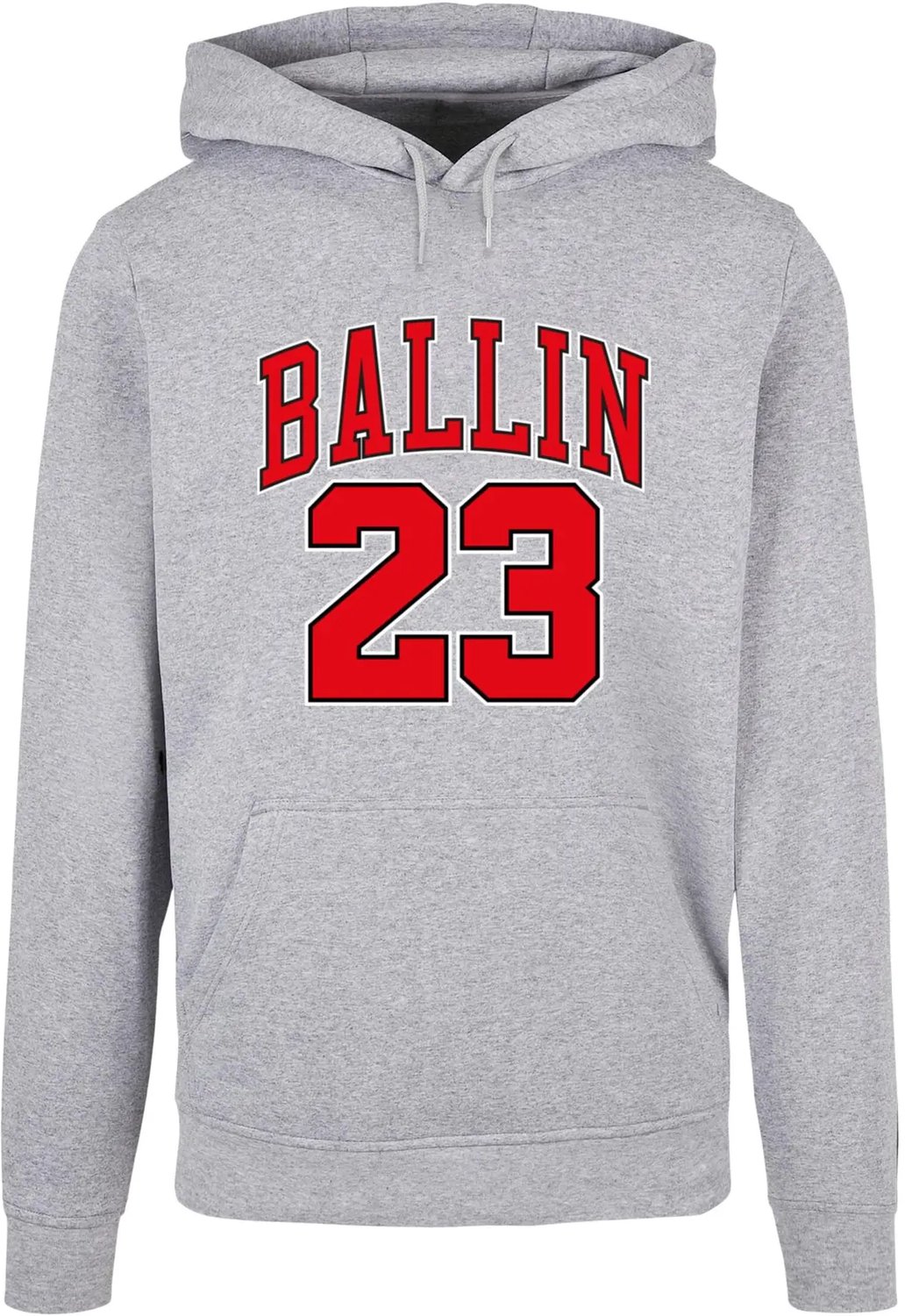 Hoodie Mister Tee Ballin 23 Basic Heidegrijs