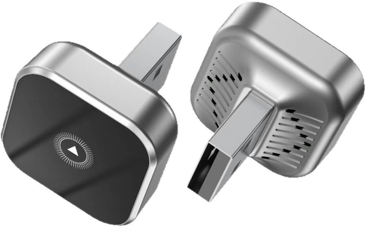 Draadloze Carplay-adapter, 2-in-1 draadloze carplay-adapter, conversie van bekabeld naar draadloos, plug and play, automatische verbinding