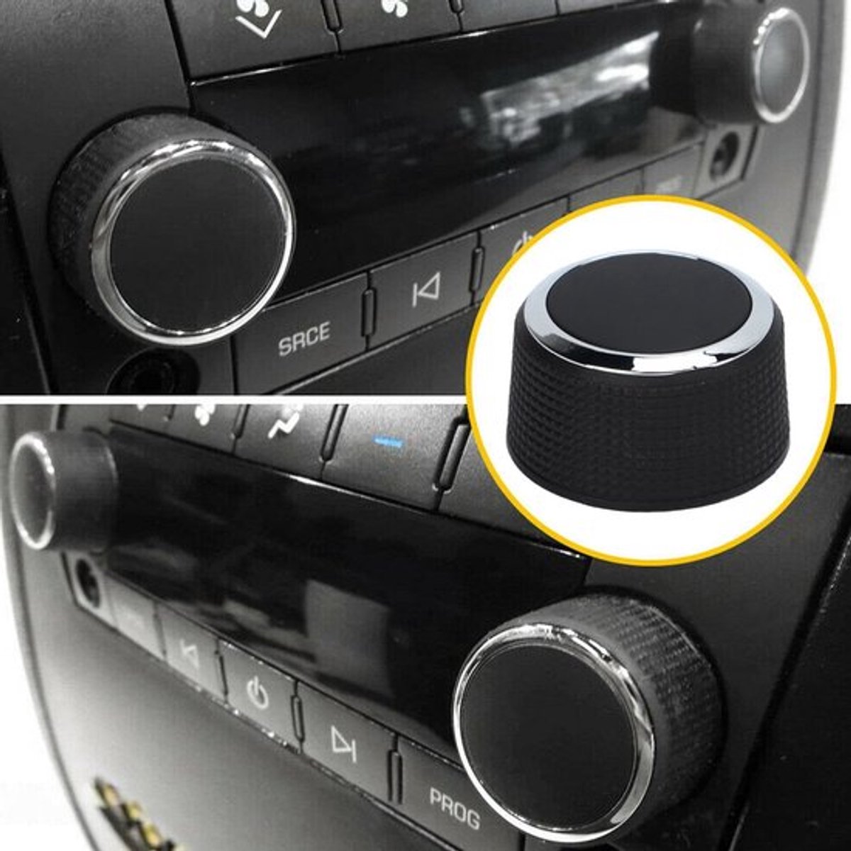 Allecto - Set van 2 Radio Volume Regelaars voor Silverado, Tahoe en Escalade EXT