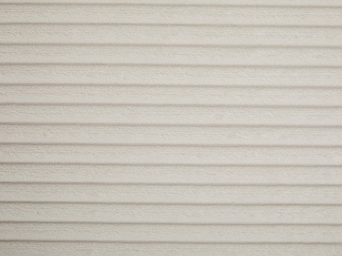 Vente-unique Boxspring met opbergruimte 140 x 190 cm in ribfluweel - Beige - FIRMEO van YSMÉE