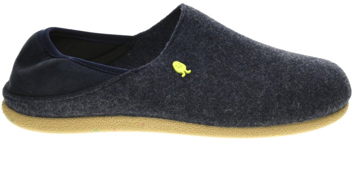 Hot Potatoes Pantoffels Blauw Heren maat 40
