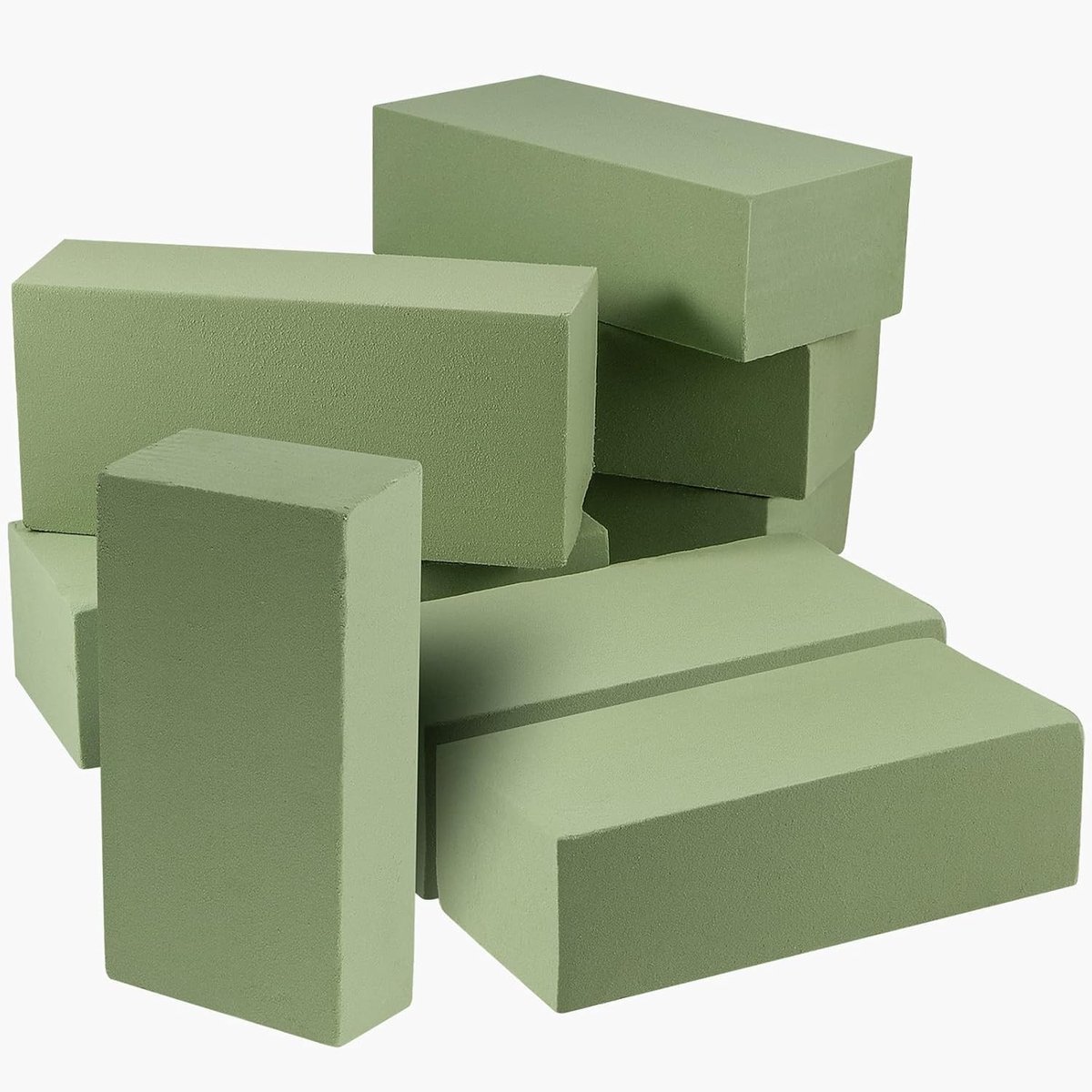 8PCS Droogbloemen Schuim, Blok voor Droogbloemen, Schuimstenen voor Kunstbloemen en Bloemschikken