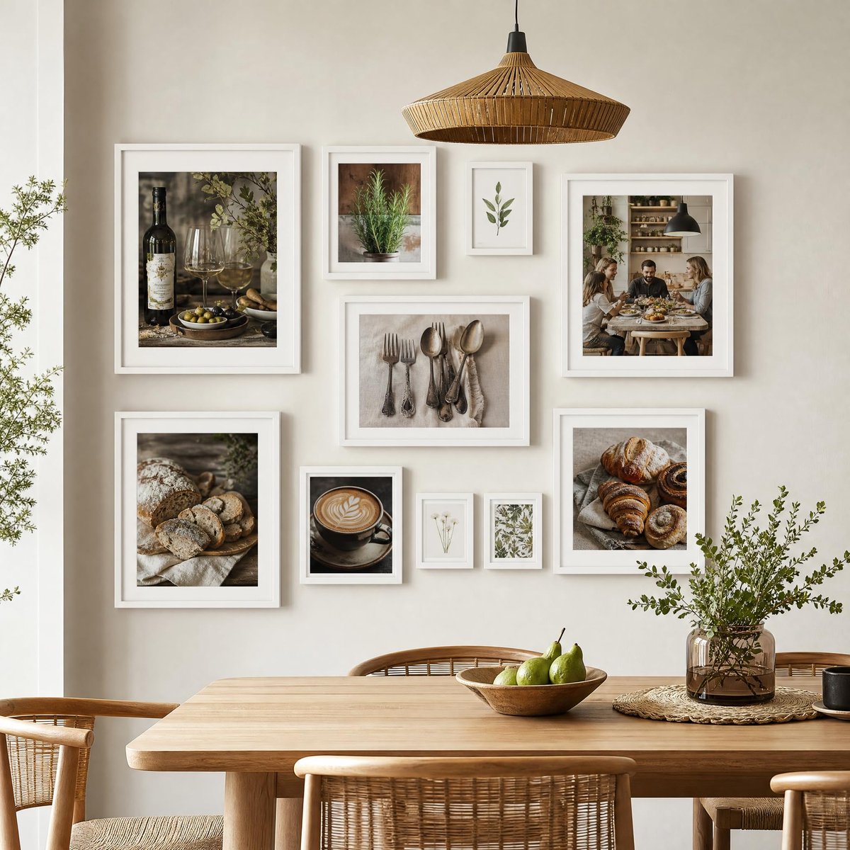 LIVINGTASTE Fotolijst 15x20 cm MDF lijst Wit, 3 stuks - ShopVlot