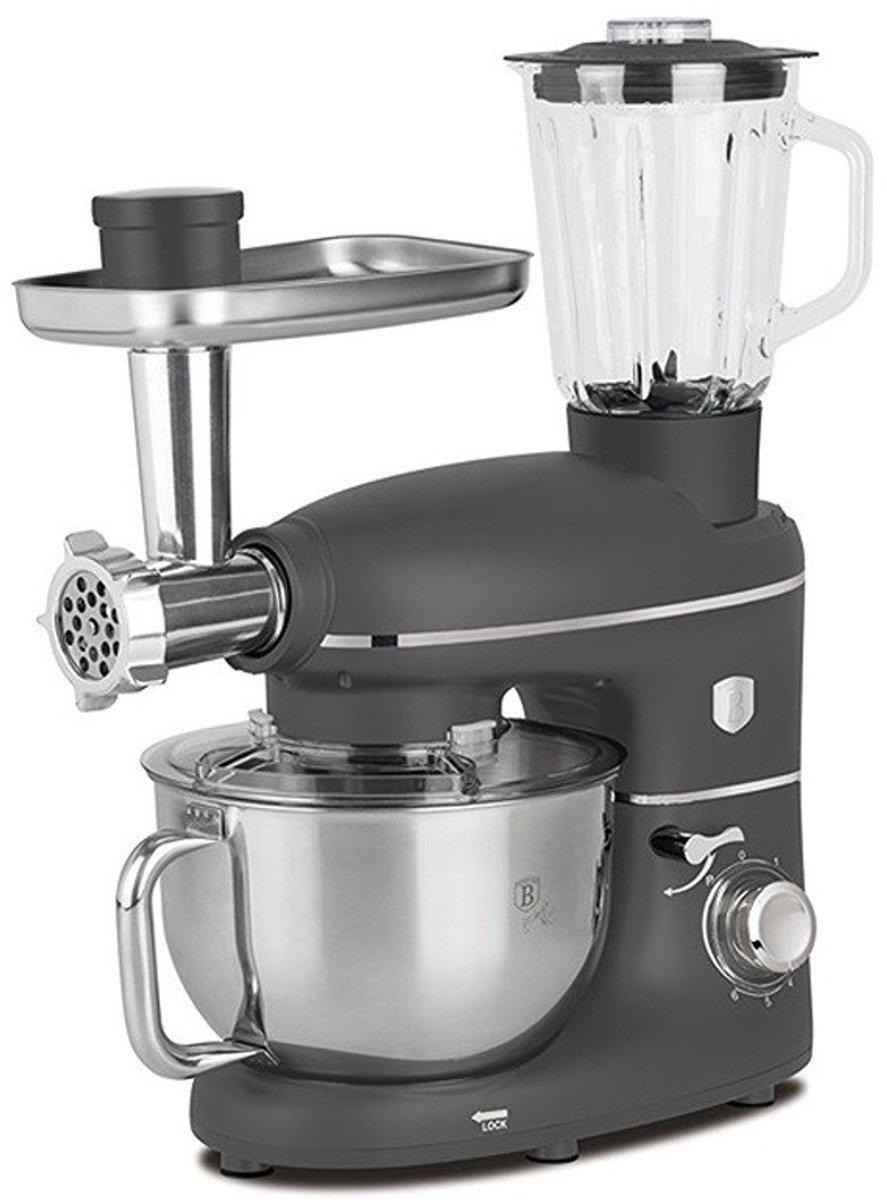 Keukenrobot met molen en mixer, 1500 W, Antracit Collection