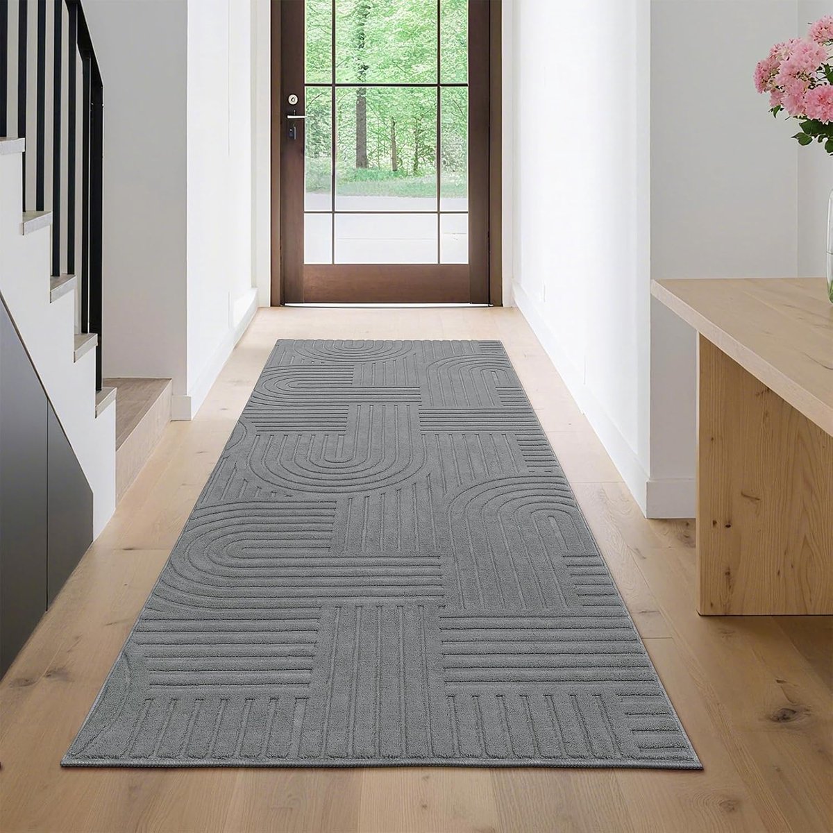 Tapijtloper - 80 x 200 cm - Rubber - Modern - Antislip - Machinewasbaar