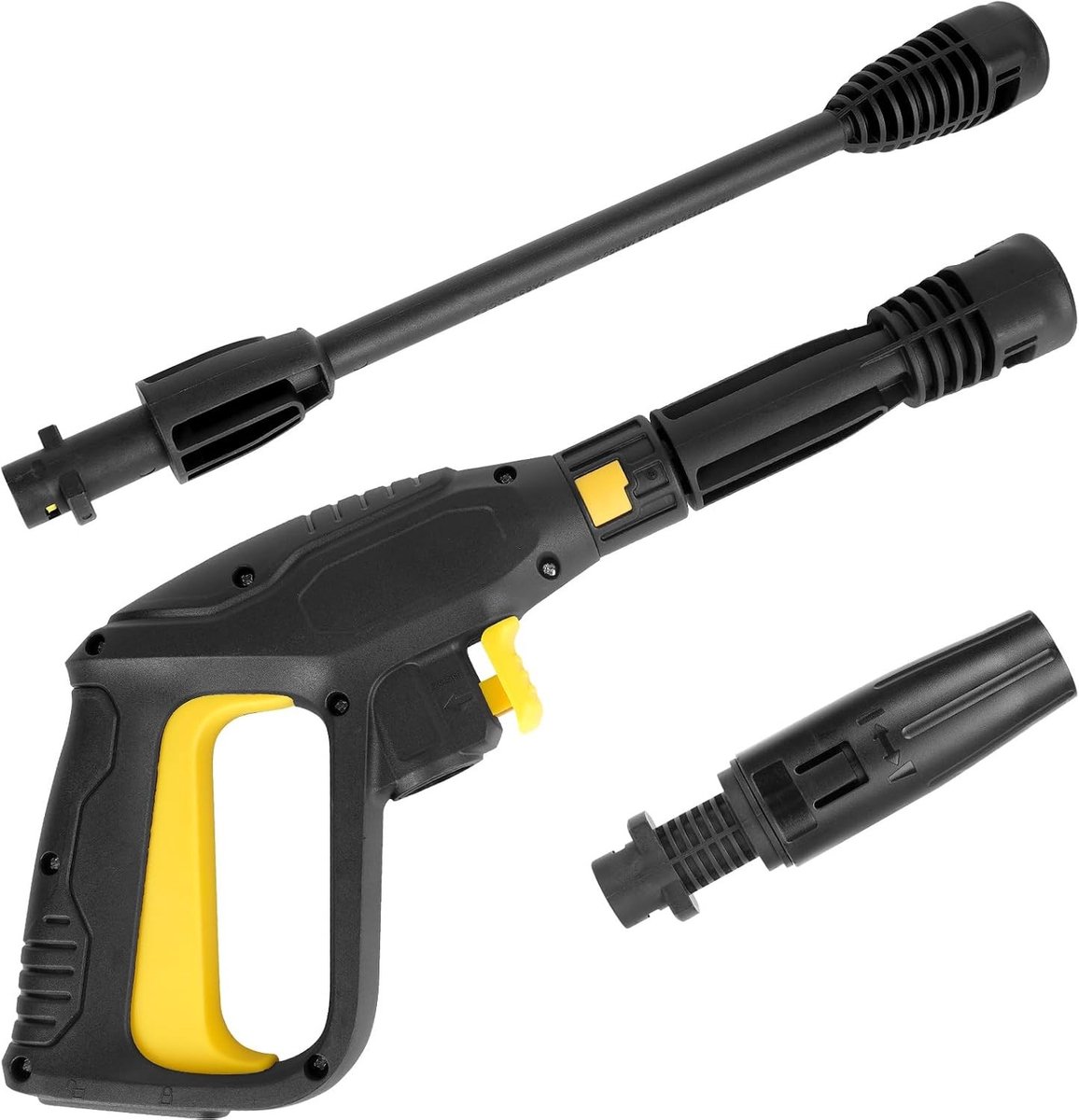 Hoogdrukspuit met Verlengstuk en Snelle Aansluiting voor Karcher K2 t/m K7 - Verstelbare Spuitmond en Reinigingsslang voor Effectieve Vuilverwijdering