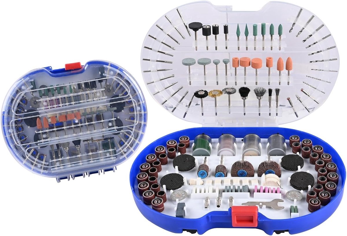 Multifunctionele Rotatietools voor Snijden, Polijsten, Schuren, Boren en Graveren - 276 Stuks Set