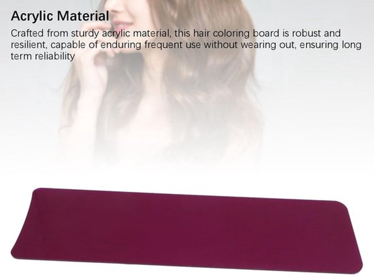 - Haarverf Bord - Professionele Kleur Applicator - Voor Lang Haar - Kleurverandering - Gebruiksvriendelijk - Geschikt voor Kappers - Formaa...