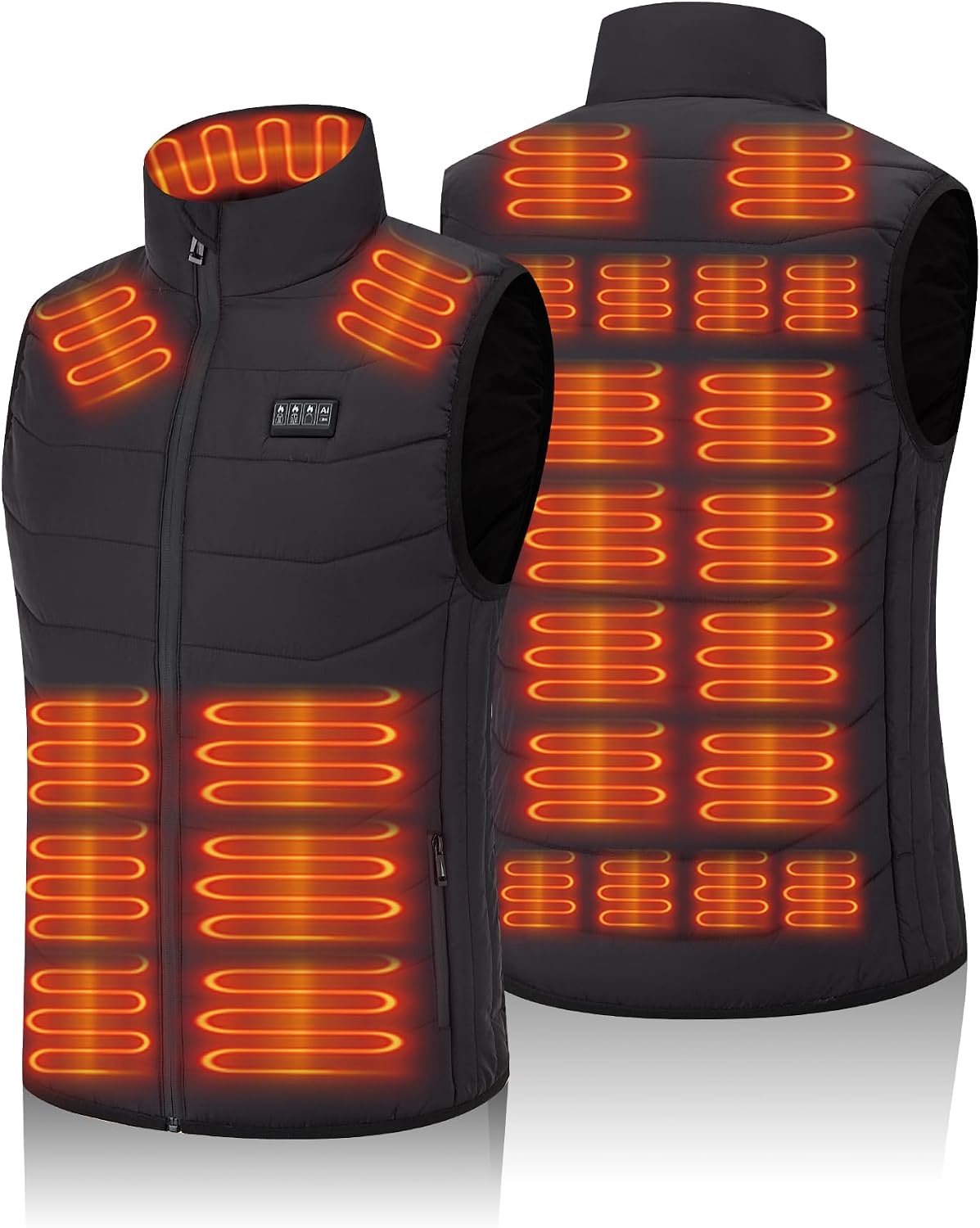 Verwarmingsvest met 26 verwarmingszones, 4 sturingszones