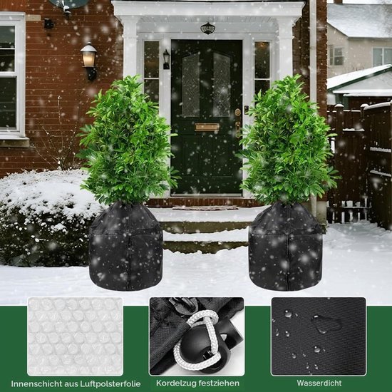 Winterbescherming voor planten, 2 stuks 50x45 cm — afbeelding 2