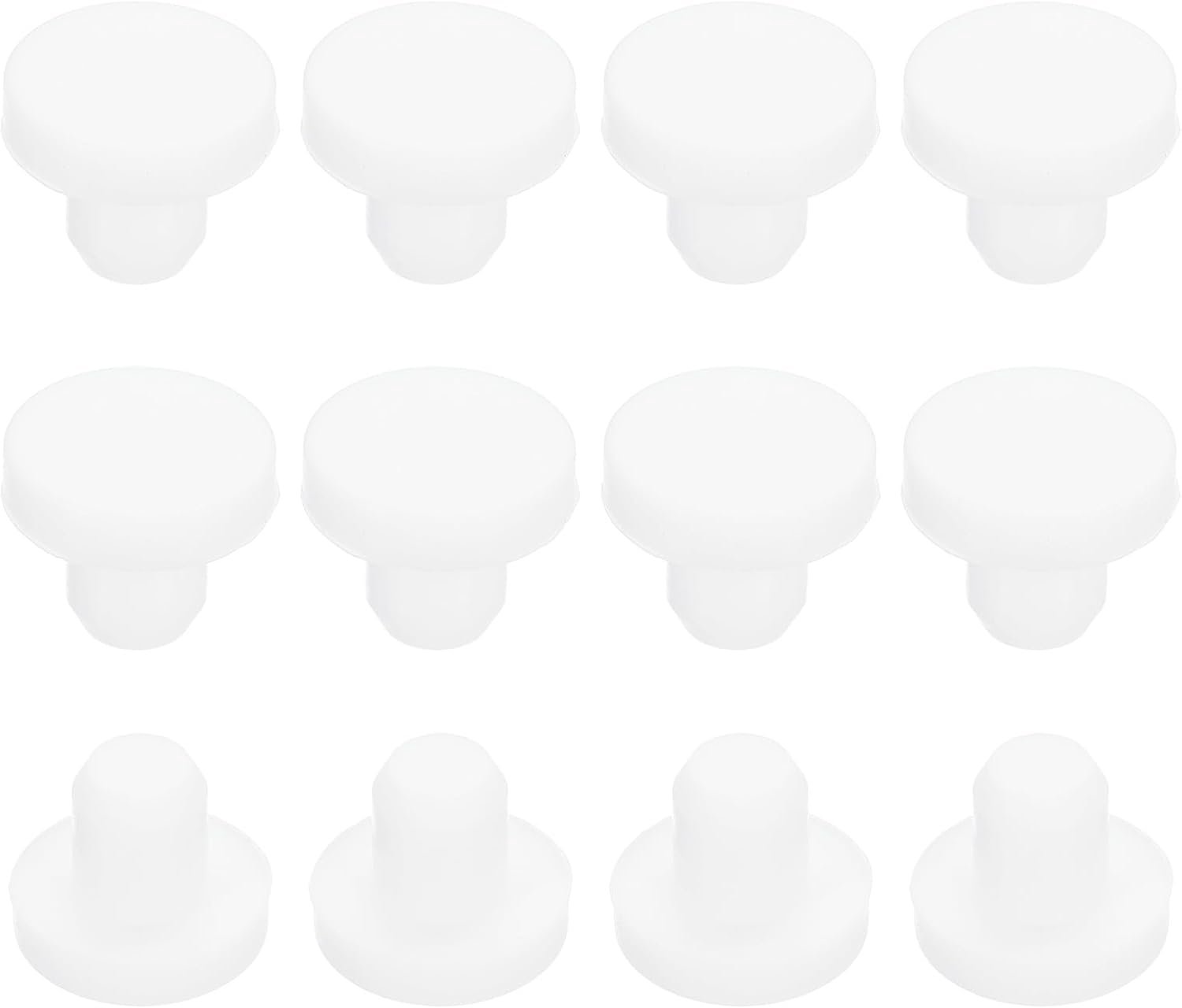 Siliconen gatstop 8 mm - 35 stuks T-type rubberen doppen - waterdicht en hittebestendig - voor gaten 7,3 - 8,05 mm m-winkel - m-winkel