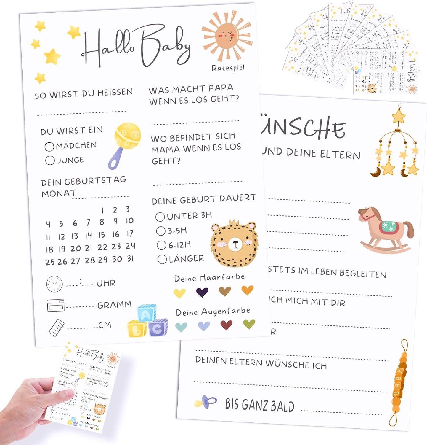 Babyparty 20 stuks, voor jongens en meisjes