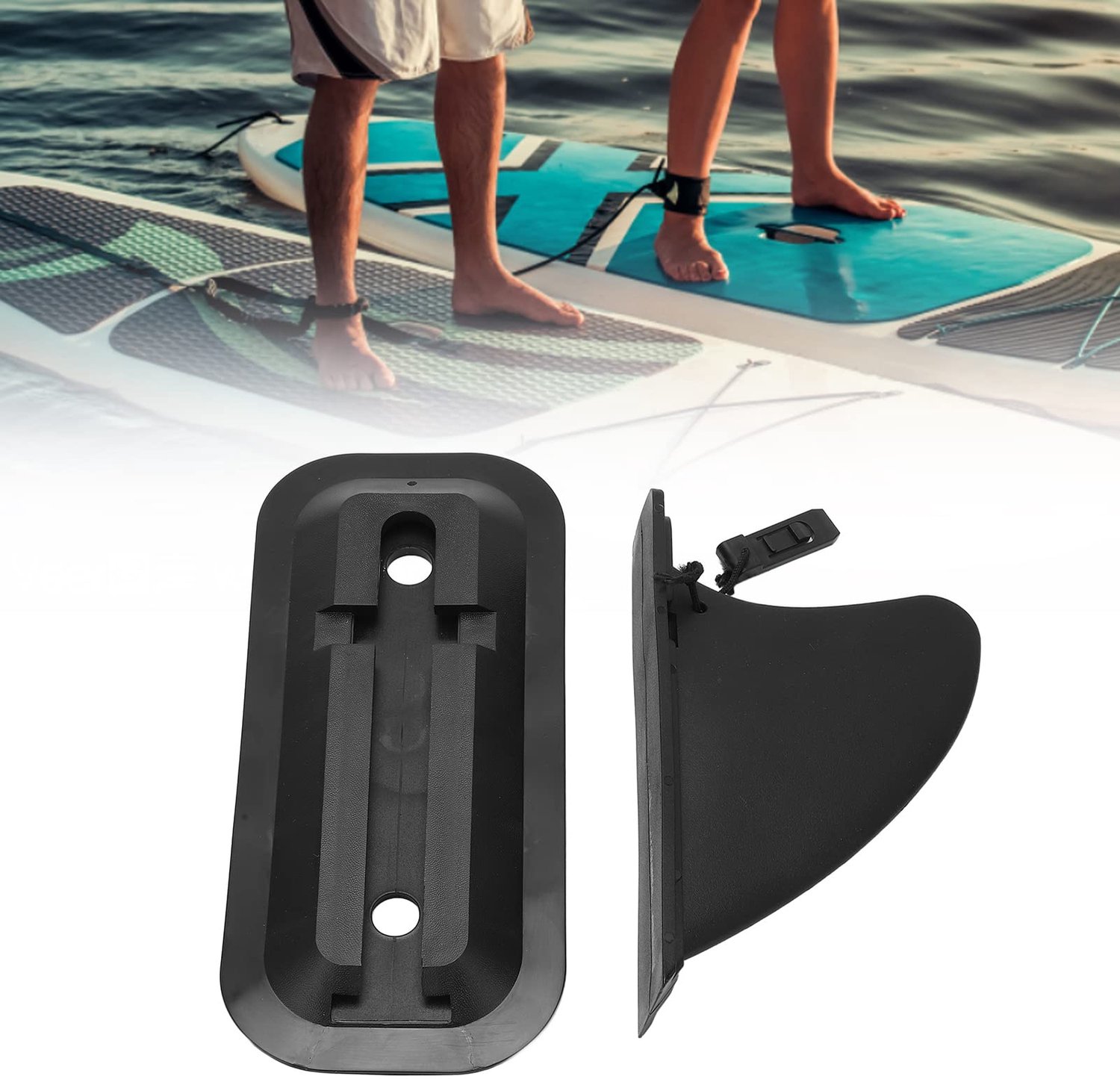 Surfplankvin Opblaasbare Paddleboard-vinvervanging Middelste Paddleboardvin Snel Los Te Koppelen Longboard-middenvin voor Paddleboard Longboard en Paddleboard