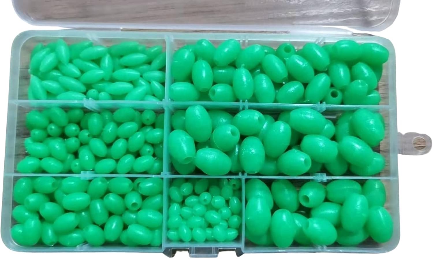 Kralenassortiment 6-12 mm - ovaal - zelfoplichtend - inclusief gratis Petri genezing sticker - ServiceTopper