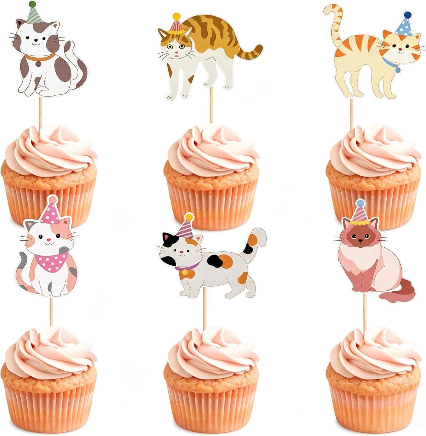 48 Stuks Tier Cupcake Decoratie, Honden
