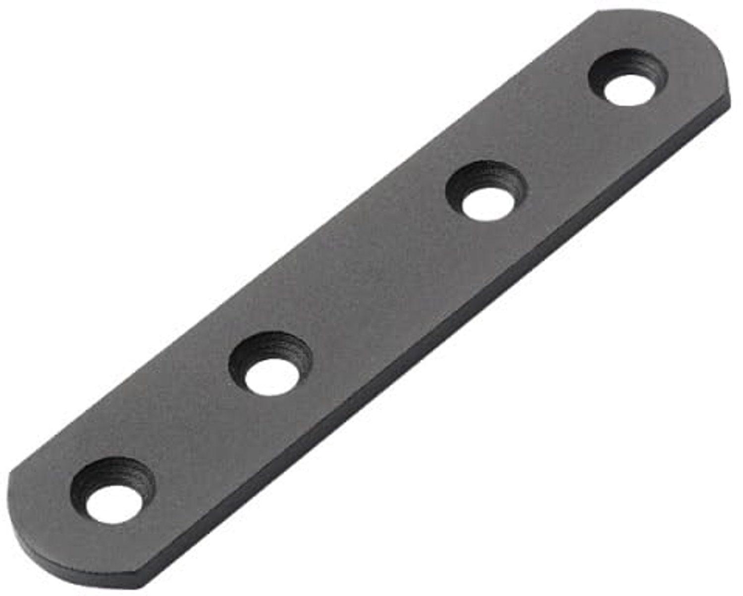 Set van 10 Flat Connection Plates - Zwart - Staal
