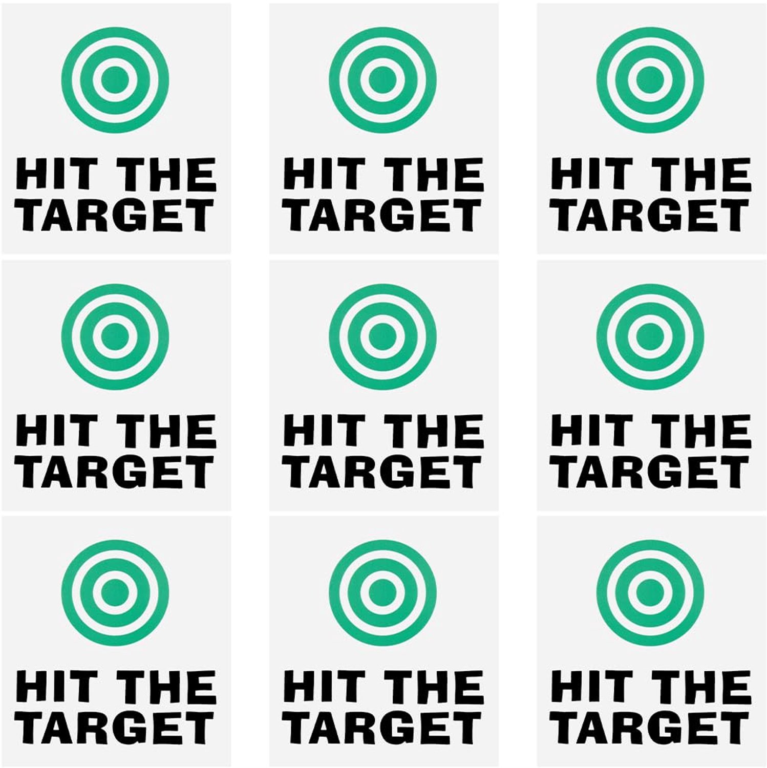 10 Stuks Groene Toilet Target Stickers voor Zindelijkheidstraining
