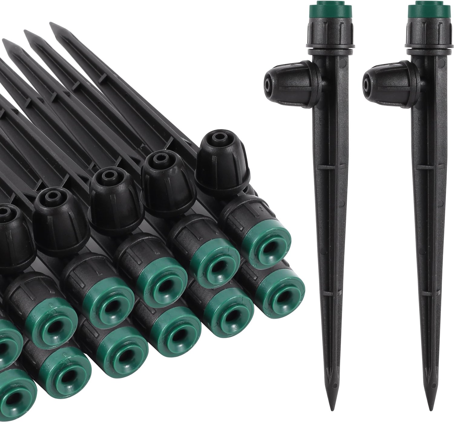 Druppelirrigatie Set - 50 Stuks Spuitdoppen met 360 Graden Instelbare Waterstroom