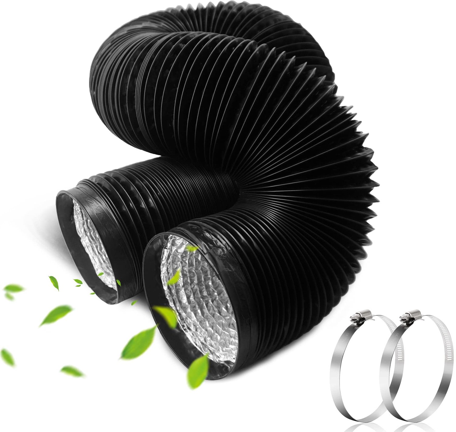 Flexibele Afvoerslang voor Droger 150mm x 3m van Aluminium