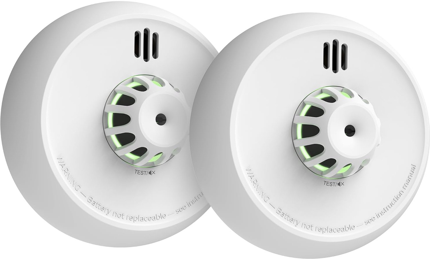 Draadloze Hittemelder, Set van 2 met Vervangbare Batterij
