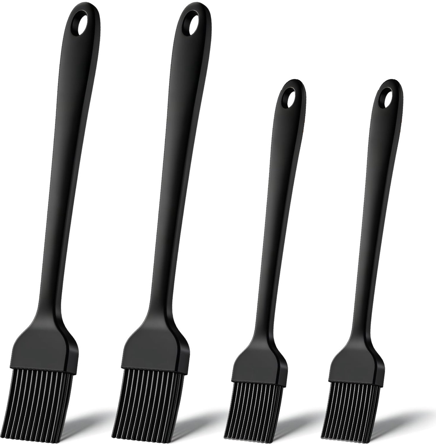 Set van 4 Siliconen Keukenborstels - BPA-vrij voor Olie, Sauzen en Marinades