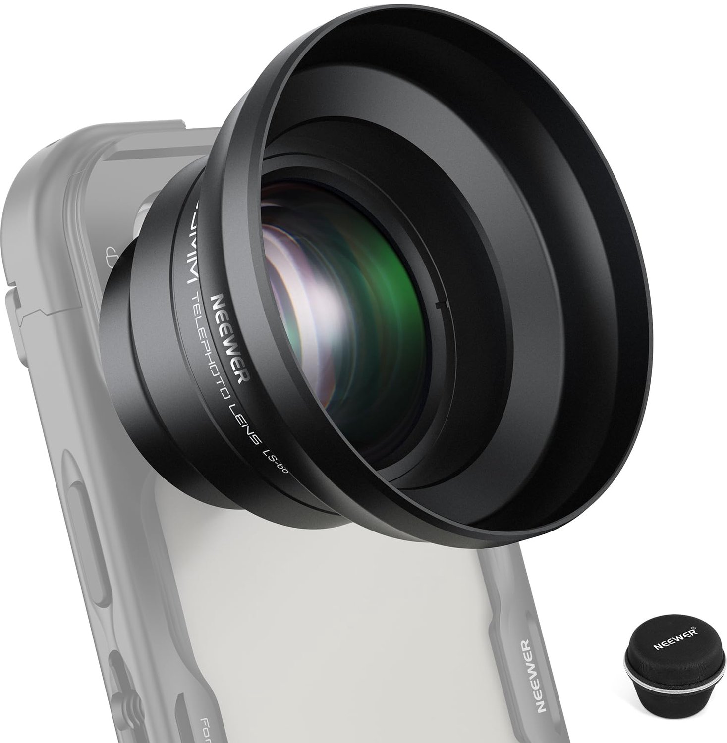 HD 65mm Telelens voor Smartphones met Lenskap