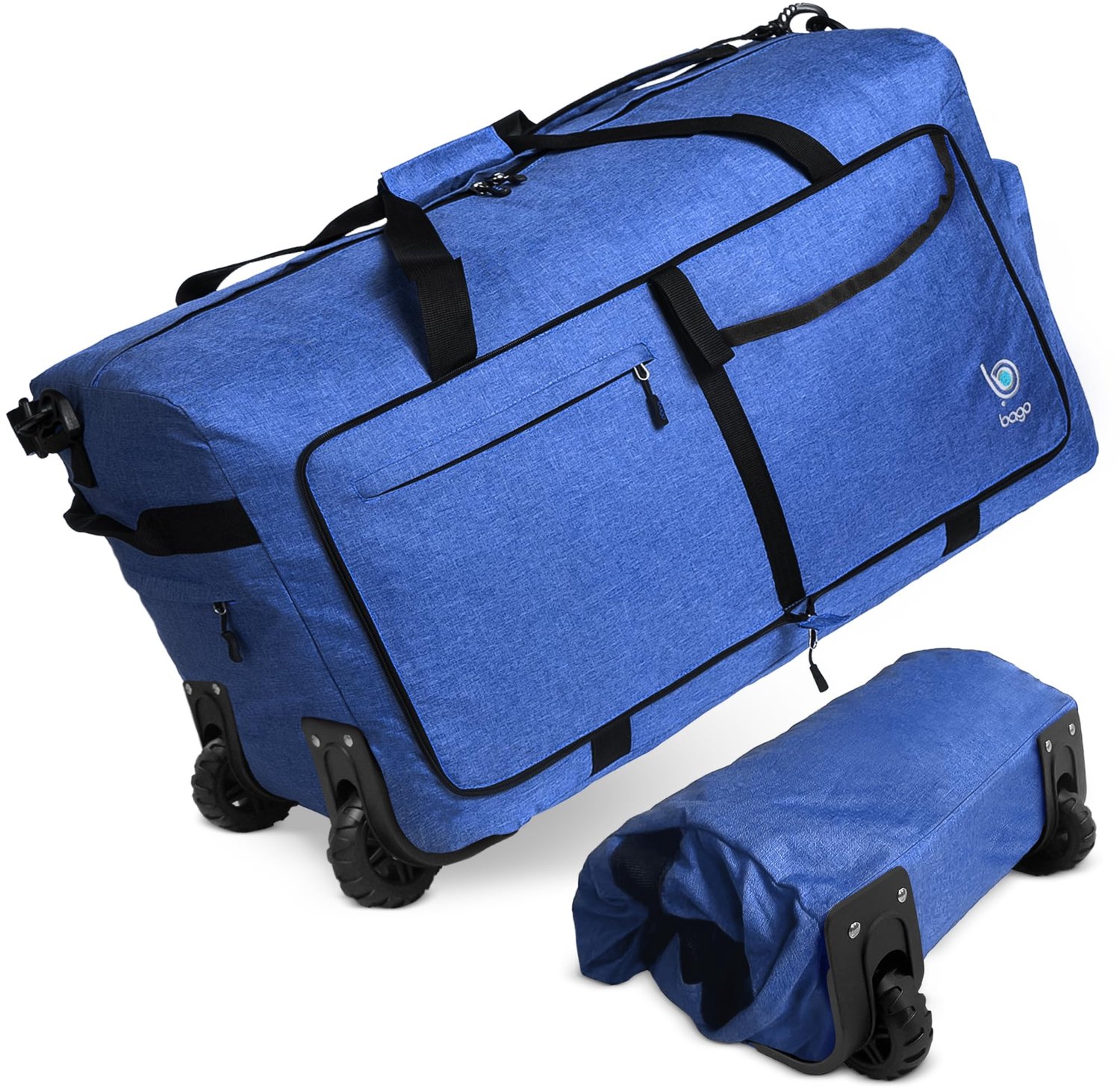 Vouwbare Duffle Bag met Wielen voor Reizen