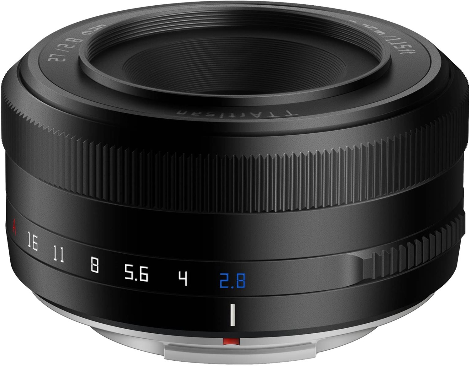 Autofocus-lens 27mm F2.8 - Compatibel met Fujifilm X-mount - Compact ontwerp - Handmatige scherpstelling - Klikdiafragma van F/2.8 tot F/16 - Draagbaar formaat - Camera Lens