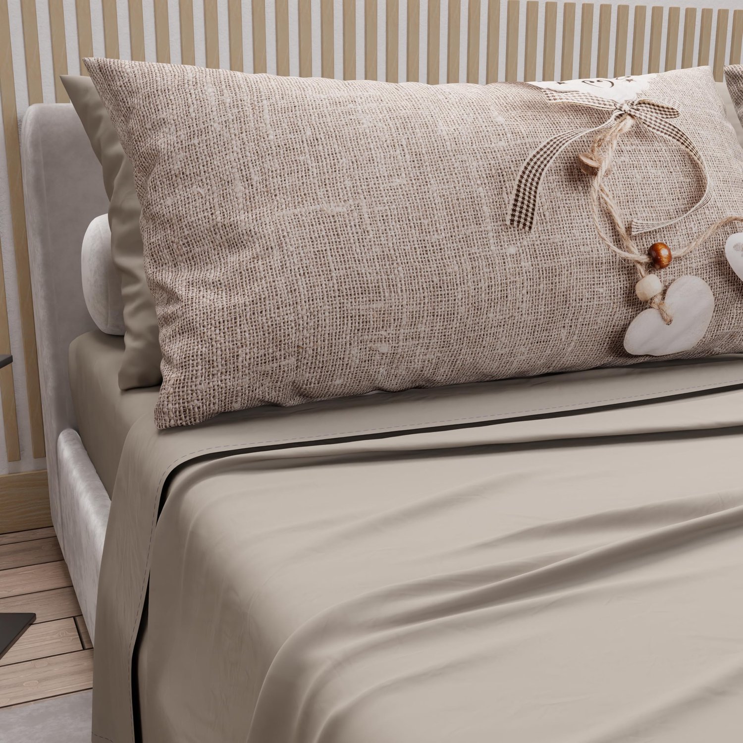 Beddegoedset voor Tweepersoonsbed, Katoen met Digitale Print, 100% Made in Italy