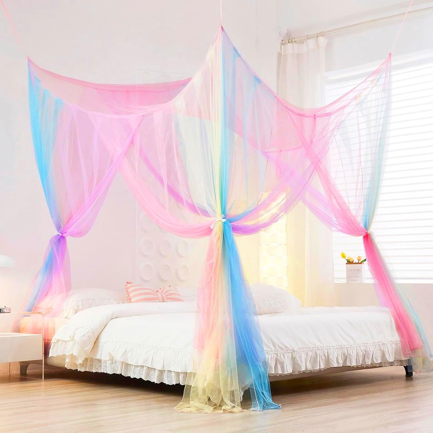 Bedhemel met Muggennet - Kleurrijke Decoratie voor Kinderen