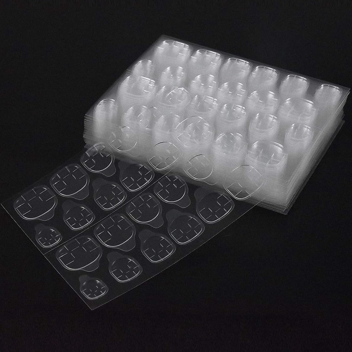 SnelShoppen - 30 Bladen 720 Stuks Nagellijm, Nagelstickers, Valse Nagels Gel Transparant voor Nagelsalon, Nagelkunst voor Vrouwen, Nagelverzorging