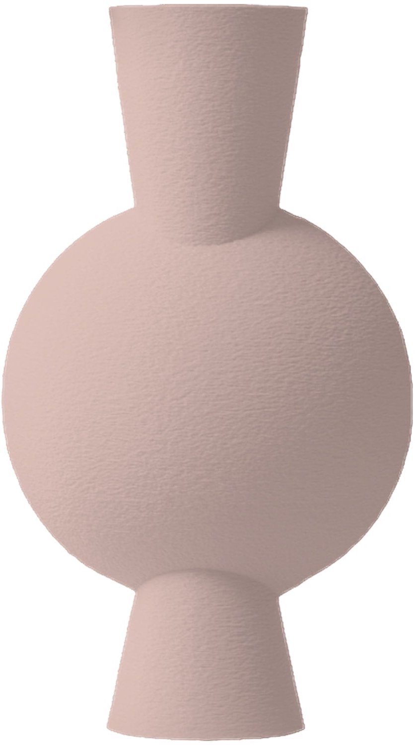 Layvo DESSA Vaas - Bloesem - D15 x H25 cm - droogbloemen vaas - moderne vaas - gerecycled plastic