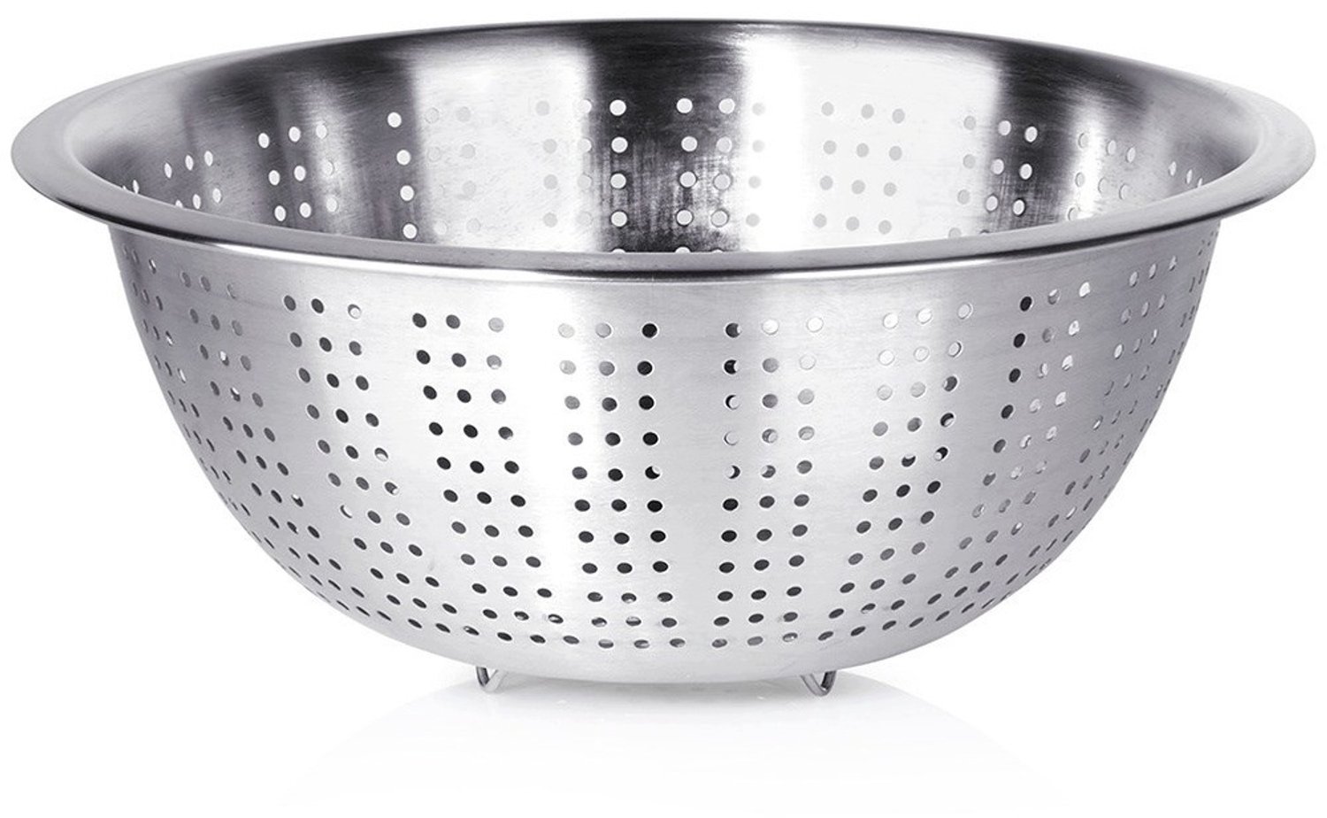 RVS Keukenzeef 28 cm met Stabiliteit & Voetjes voor Pasta