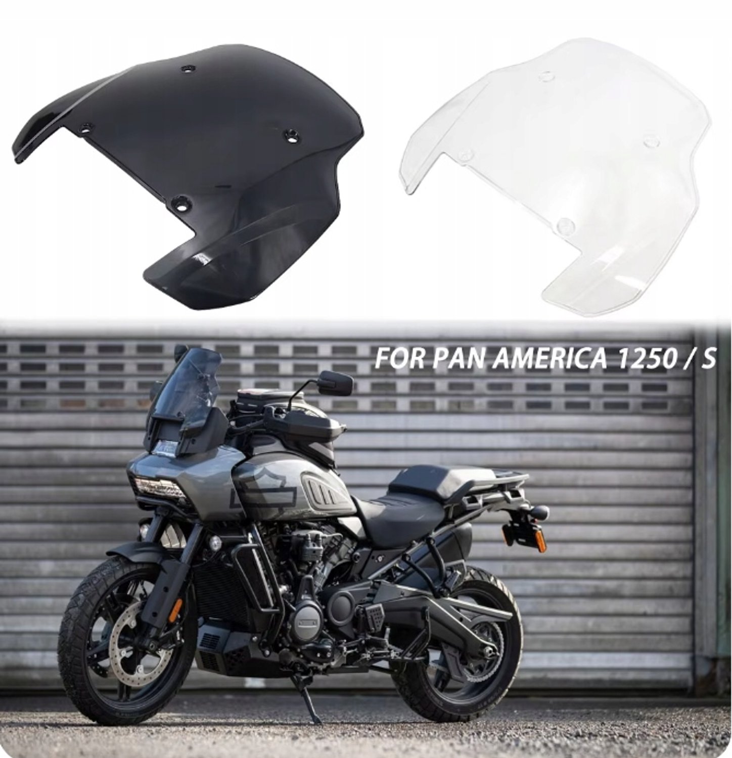 TopX Windscherm Harley Pan America 1250 Special - Helder