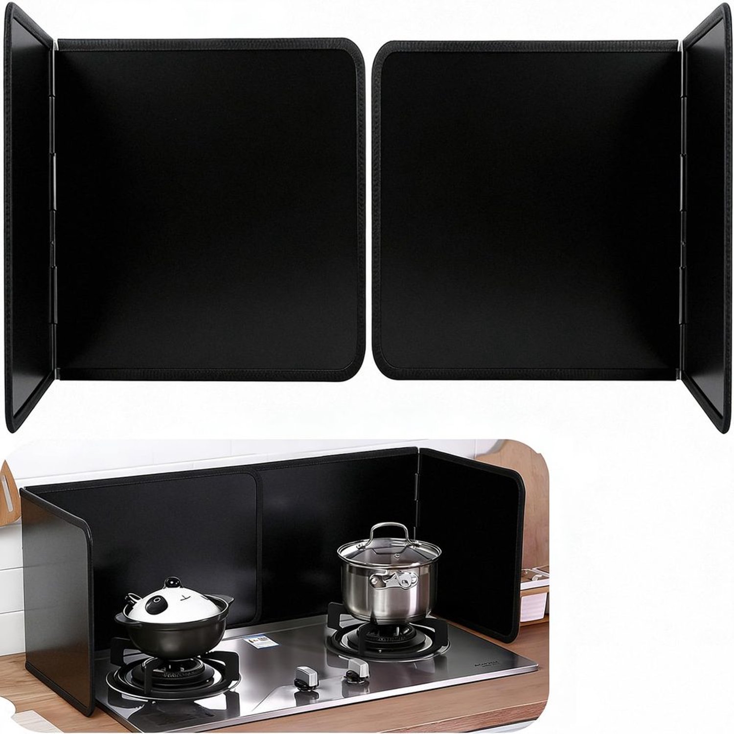 Vouwbare Spatwand voor Keuken, RVS, 40 cm
