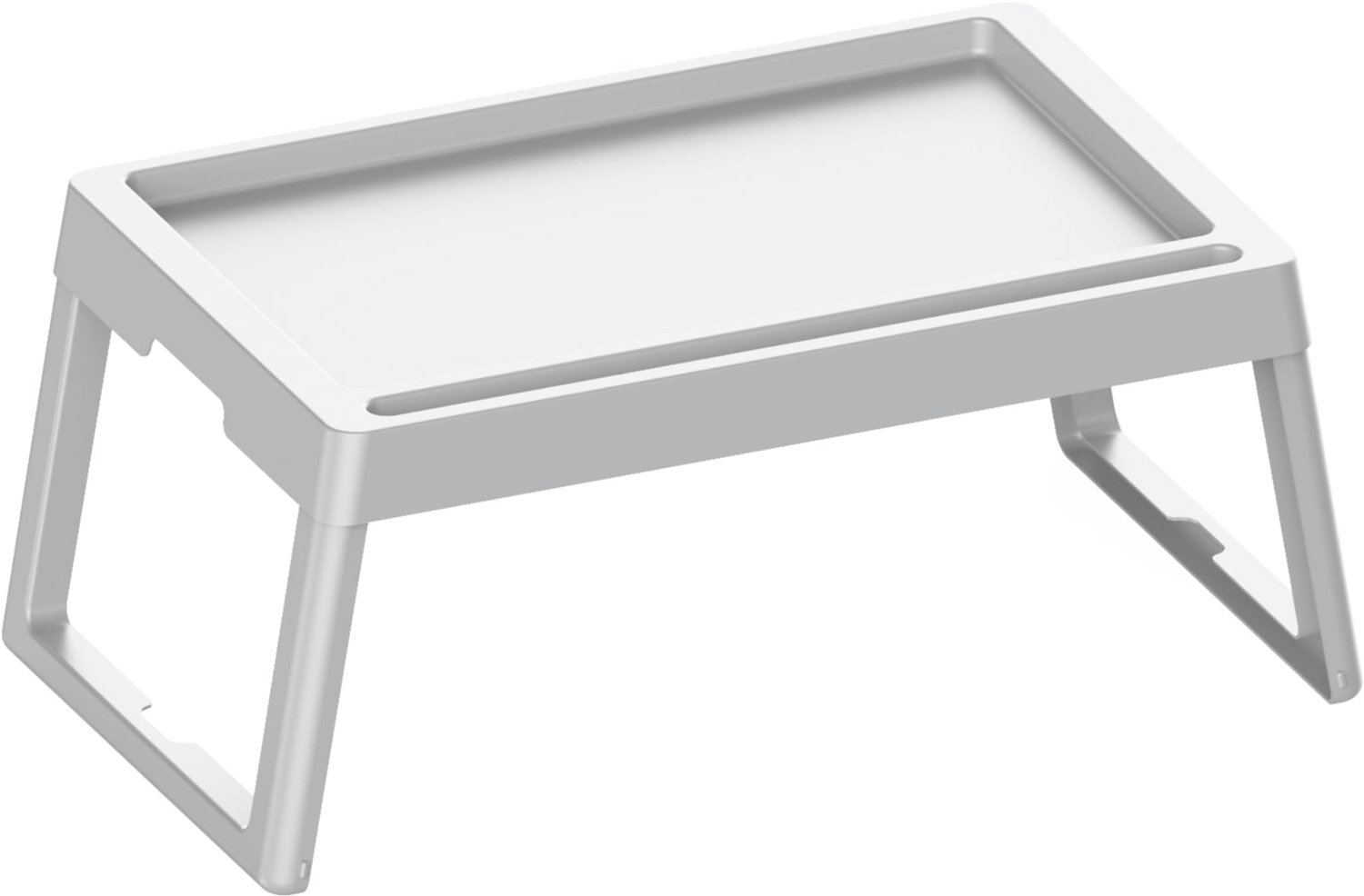 Vouwtafel voor Bed - Wit met Kopjeshouder