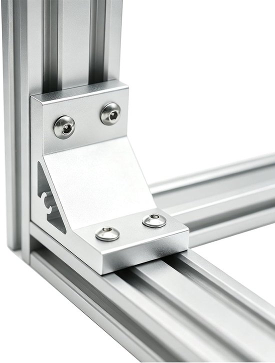 37 x 50 mm, voor aluminium profiel, 4-gat montage, 8 stuks — afbeelding 4